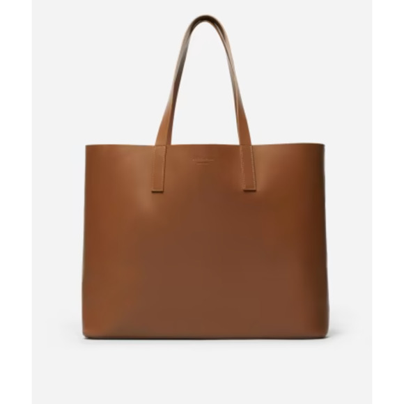 Everlane Handbags - Everlane The Day Market Tote Cognac Tote Bag Italian Leather NWT